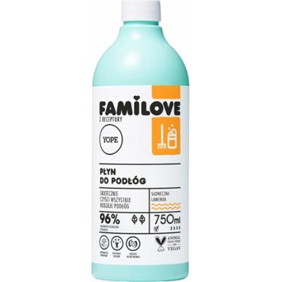 Yope Familove Naturalny Płyn Do Mycia Podłóg Uniwersalny Lawendowy 750ml