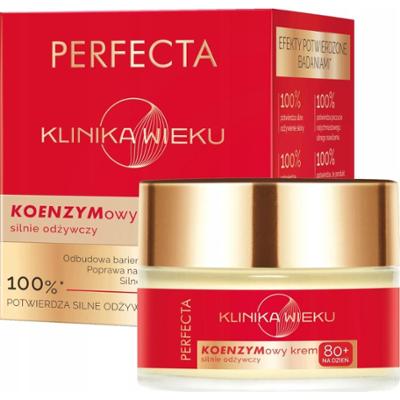 Perfecta Klinika Wieku Koenzym Odżywczy Krem Do Twarzy Na Dzień 80+ 50ml