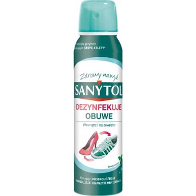 Sanytol Spray Do Dezynfekcji Obuwia Dezodorant Do Butów Usuwa Zapach 150ml