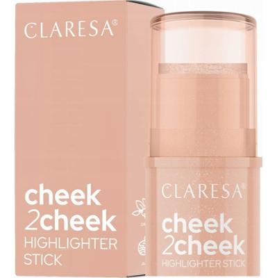 Claresa Kremowy Rozświetlacz w Sztyfcie Stick Cheek 2 Cheek 01 Pearl Shine