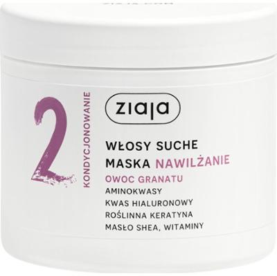 Ziaja Owoc Granatu Nawilżająca Maska Do Włosów Suchych Keratyna 350ml
