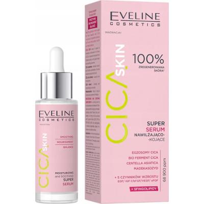 Eveline Cica Skin Nawilżająco Kojące Serum Do Twarzy Cera Sucha 30ml