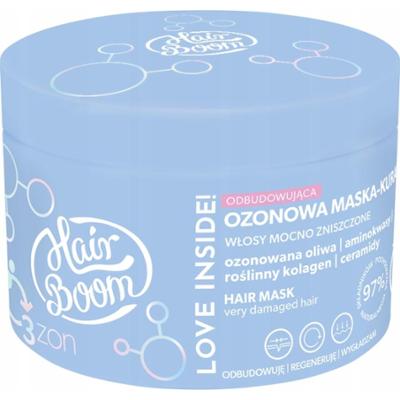 HairBoom O3ZON Odbudowująca Maska Do Włosów Mocno Zniszczonych 225ml