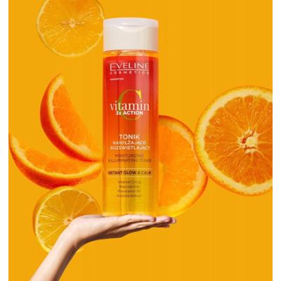Eveline Vitamin C 3x Action Nawilżający Tonik Do Twarzy Witamina C 200ml