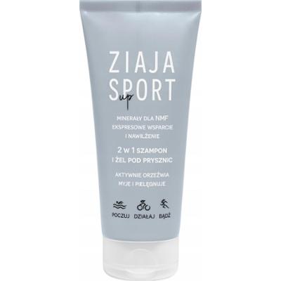 Ziaja Sport 2w1 Żel Pod Prysznic i Szampon Do Włosów z Keratyną 200ml