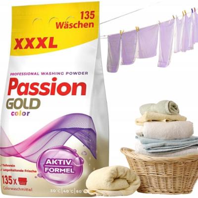 Passion Gold Proszek Do Prania Kolorów Kolorowych Tkanin 135 Cykli 8,1kg