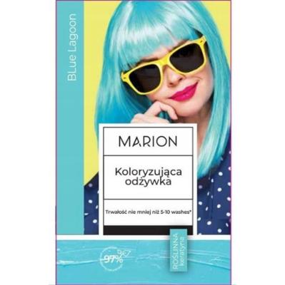 Marion Koloryzująca Odżywka Do Włosów 5-10 Myć Niebieska Blue Lagoon 35ml