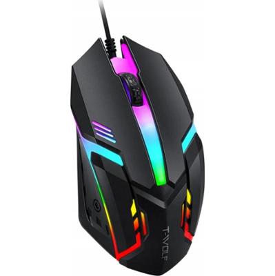 CoolStaff Zestaw Gamingowy Mechaniczna Klawiatura i Myszka Podświetlana RGB TF 200