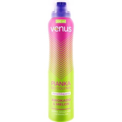 Venus Kojąco Nawilżająca Pianka Do Golenia Dla Kobiet Awokado Melon 200ml