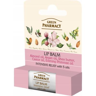 Green Pharmacy Zmiękczający Balsam Pomadka Do Ust 5 Olejków Wit E SPF 10
