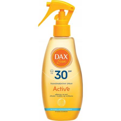 Dax Sun Active Transparentny Wodoodporny Spray Do Ciała Ochrona SPF30 200ml