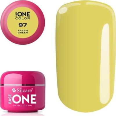 Silcare Base One Żel UV 97 Fresh Green Zółty 5g