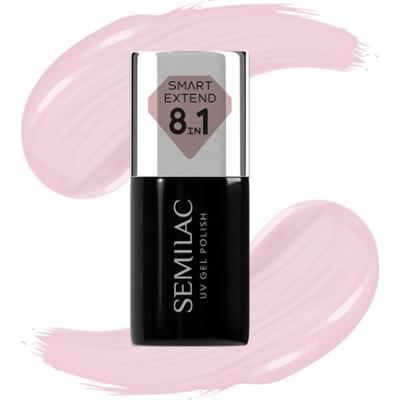 Semilac Smart Extend 8w1 Lakier Hybrydowy Baza Top 809 Tender Pink 7ml