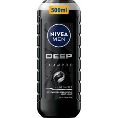 Nivea Men Deep Głęboko Oczyszczający Szampon Do Włosów Dla Mężczyzn 500 ml