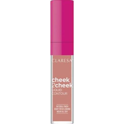 Claresa Cheek2Cheek Kremowy Róż Do Policzków w Płynie Matowy 01 Tea Rose