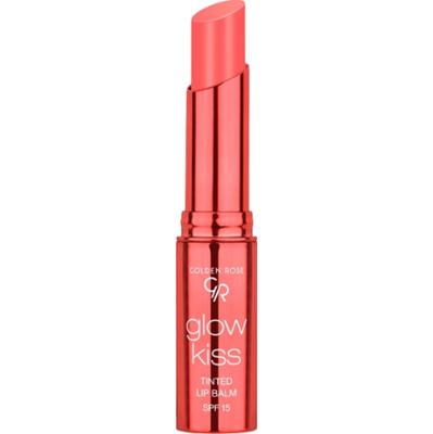Golden Rose Glow Kiss Tinted Lip Balm Pomadka Do Ust SPF15 Peach Shake 04