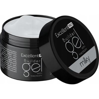 Excellent PRO Jednofazowy Budujący Żel Do Paznokci LED/UV Mleczny Milky 15g