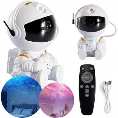 Projektor Rzutnik Gwiazd Nieba Mini LED Astronauta Lampka Nocna Dla Dzieci