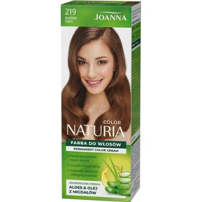 Joanna Naturia Color Nawilżająca Farba Do Włosów Aloes 219 Słodkie Toffi