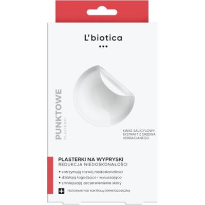 L'biotica Przezroczyste Punktowe Plasterki Na Wypryski Antybakteryjne 36szt
