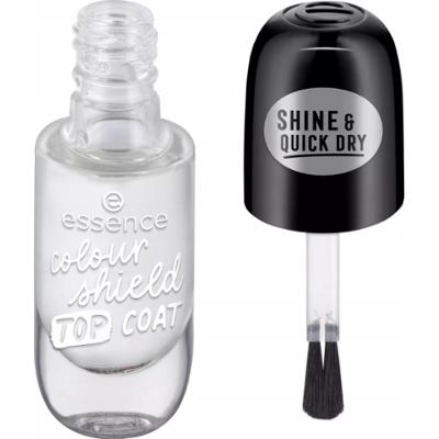 Essence Colour Shield Top Coat Do Paznokci Transparentny Szybkoschnący 8ml