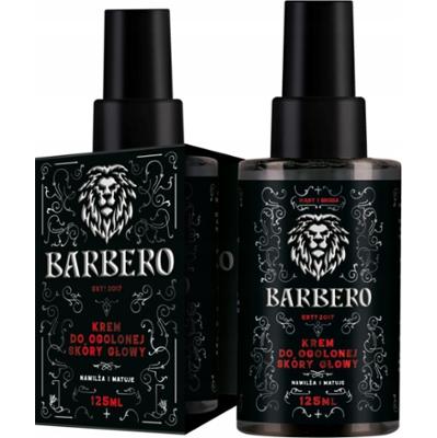 Barbero Krem Do Ogolonej Łysej Skóry Głowy Dla Mężczyzn Nawilżający 125ml