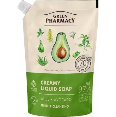 Green Pharmacy Mydło Do Rąk w Płynie Zapas Aloes i Awokado Doypack 460ml