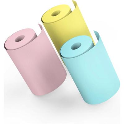 Kolorowy Papier Termiczny Do Mini Drukarki Dla Dzieci Zapas 3 Rolki Wkłady