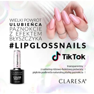 Claresa Lakier Hybrydowy #lipglossnails 01 5g