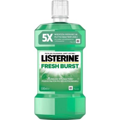 Listerine Płyn Do Płukania Jamy Ustnej Przeciwbakteryjny Fresh Burst 500ml