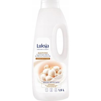 Luksja Creamy Soft Kremowy Płyn Do Kąpieli Łagodzący Bawełniany 1500ml