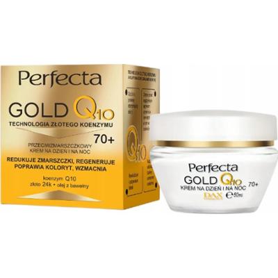 Perfecta Gold Q10 Przeciwzmarszczkowy Krem Do Twarzy 70+ Na Dzień i Na Noc
