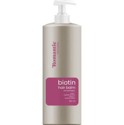 Romantic Biotin Wzmacniający Balsam Do Włosów Osłabionych Biotyna 850ml
