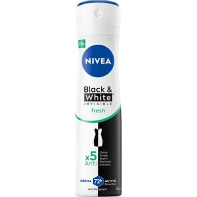 Nivea Black White Invisible Fresh 72H Antyperspirant Damski w Sprayu 150ml