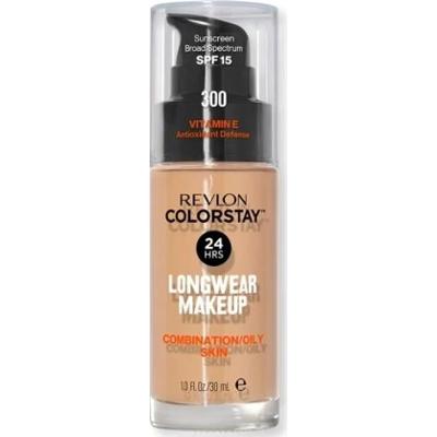 Revlon Colorstay Długotrwały Podkład Do Twarzy Cera Tłusta Mieszana 300 Golden Beige