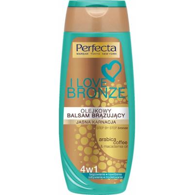 Perfecta I Love Bronze Olejkowy Balsam Brązujący 4w1 Jasna Karnacja 250ml