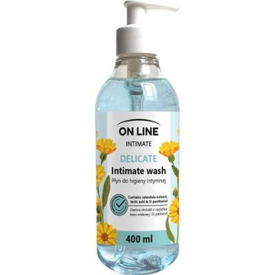 OnLine Intimate Delicate Płyn Do Higieny Intymnej Nagietek D-pantenol 400ml