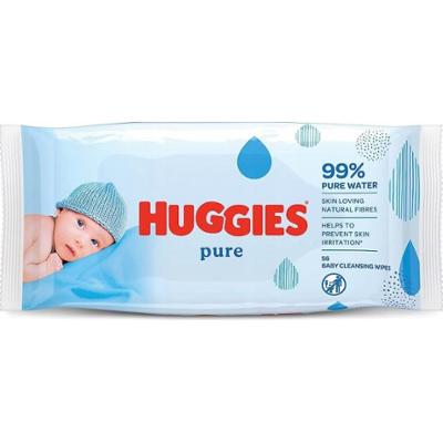 Huggies Chusteczki Nawilżane 99% Wody Pure 56 szt