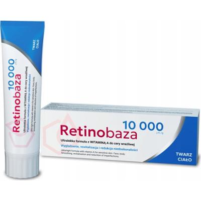Retinobaza Krem Do Twarzy i Ciała z Witaminą A 10 000 Cera Wrażliwa 30g