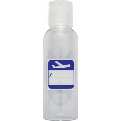 Intervion Pojemnik Na Kosmetyki Do Samolotu Podróżny Press Cap Płyny 100ml