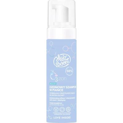 HairBoom O3ZON Mocny Ozonowy Szampon Do Włosów w Piance z Biotyną 200ml