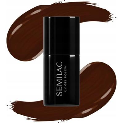 Semilac Lakier Hybrydowy Do Paznokci Manicure Brąz 941 Hot Chocolate 7ml