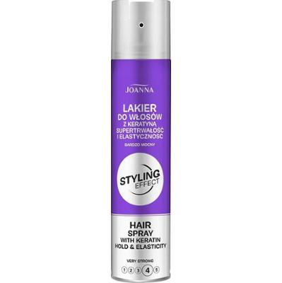 Joanna Styling Effect Mocny Lakier Do Włosów Formuła z Keratyną 250ml