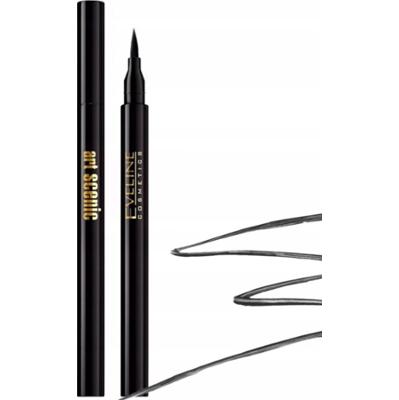 Eveline Art Scenic Eyeliner w Markerze Czarny Precyzyjny Trwały Deep Black