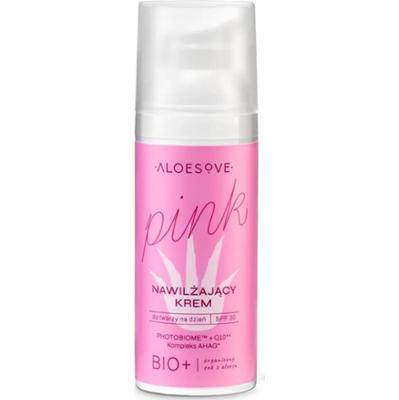 Aloesove Pink Ochronny Nawilżający Krem Do Twarzy Na Dzień SPF30 Aloes 50ml