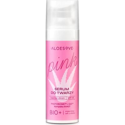 Aloesove Pink Silnie Nawilżające Serum Do Twarzy z Ochroną SPF30 Aloes 30ml