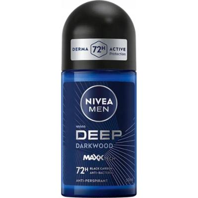 Nivea Men Deep Darkwood 72H Męski Antyperspitant w Kulce z Węglem 50ml