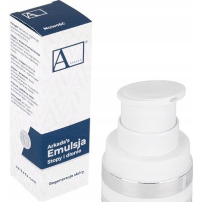 Arkada Regenerująca Emulsja Do Stóp i Dłoni Kolagen Olejek Geranium 75ml