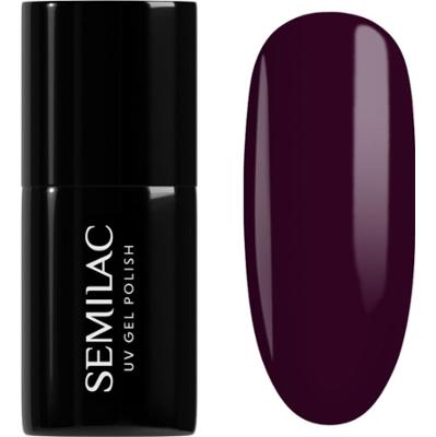 Semilac Lakier Hybrydowy Do Paznokci Manicure 099 Dark Purple Wine 7ml