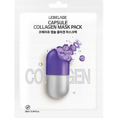 Lebelage Dr Capsule Collagen Ujędrniająca Maseczka Do Twarzy w Płacie 28ml